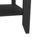 Coffee Table San Jose, One Shelf, Black Wengue Finish Black Particle Board