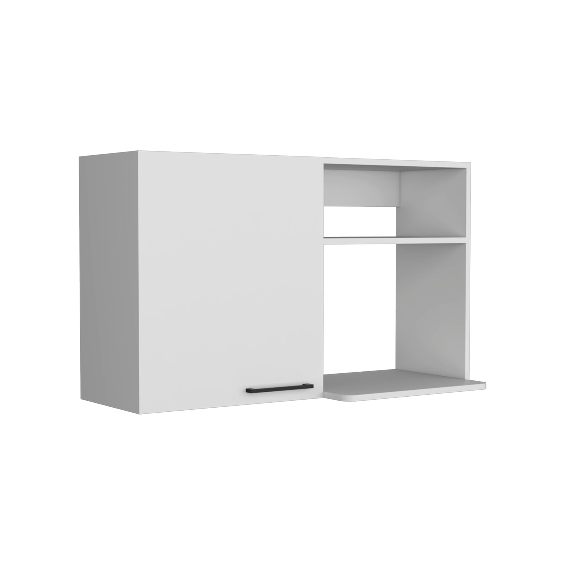 Kitchen Wall Cabinet Burwood, White Finish White Particle Board