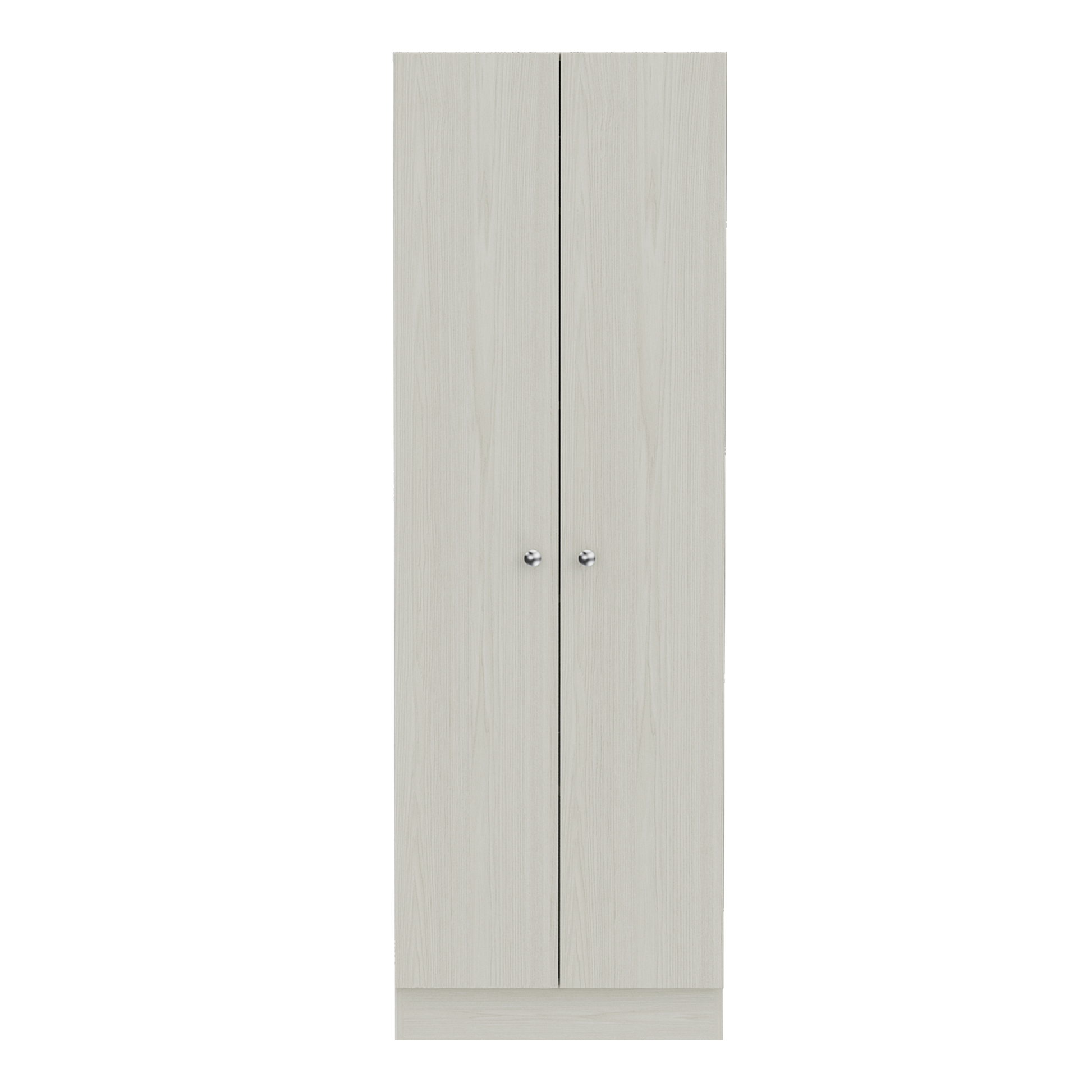 Storage Cabinet Pipestone, Double Door, Pearl Finish White Particle Board