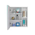 Medicine Cabinet Mirror Clifton, Five Internal white-particle board