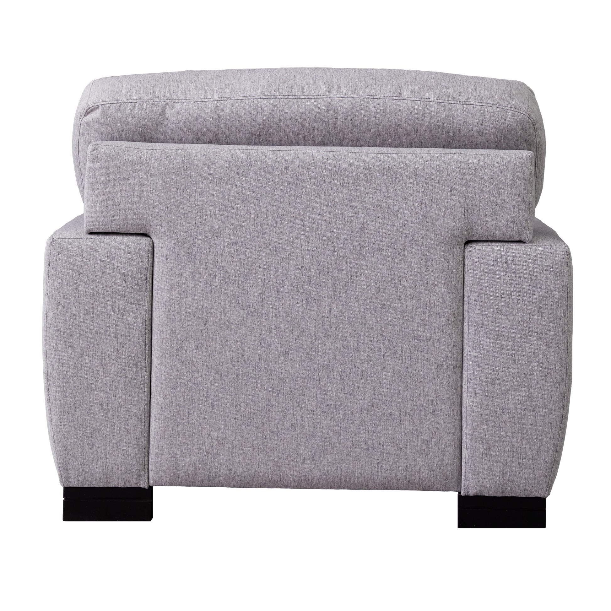 Modern Mid Century Indoor Oversized Chaise Lounger Comfort Sleeper Sofa With Pillow And Soild Wood Legs, Linen, Gray Gray Linen