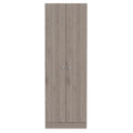 Storage Cabinet Pipestone, Double Door, Light Gray Finish Light Gray Particle Board