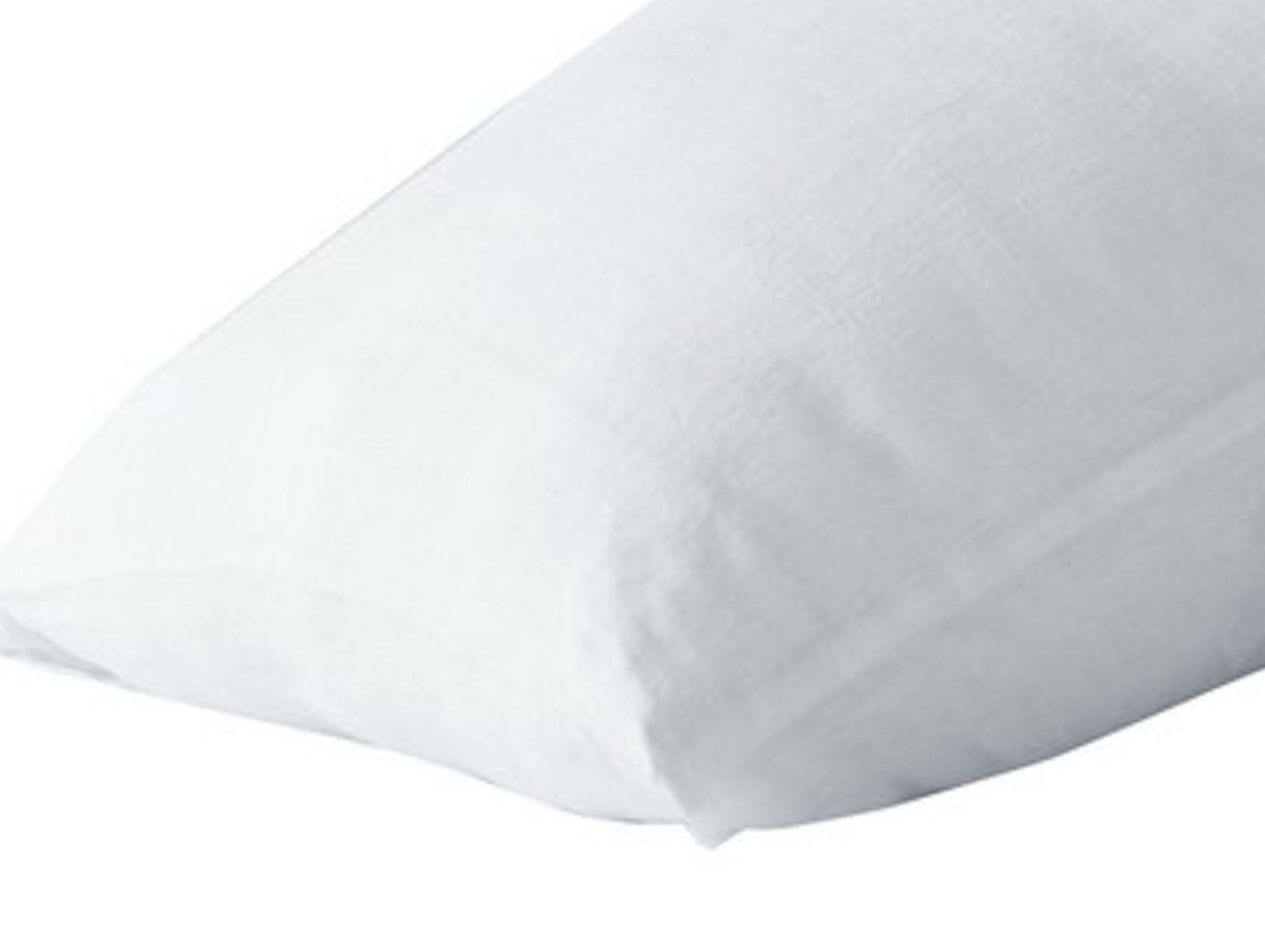 Pillow Cases Standard Size, White Pillow Cases Set Of 2, Pillowcases Standard, Premium Soft Linen Pillow Case With Envelope Enclosure 20"X27" White Linen Linen