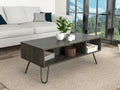 Coffee Table Minnesota, Two Shelves, Carbon Espresso Finish Espresso Particle Board