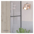 Medicine Cabinet Prague, Four Internal Shelves, Single Door, Light Gray Finish Light Gray Particle Board