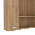 Medicine Cabinet Prague, Four Internal Shelves, Single Door, Pine Finish Beige Particle Board