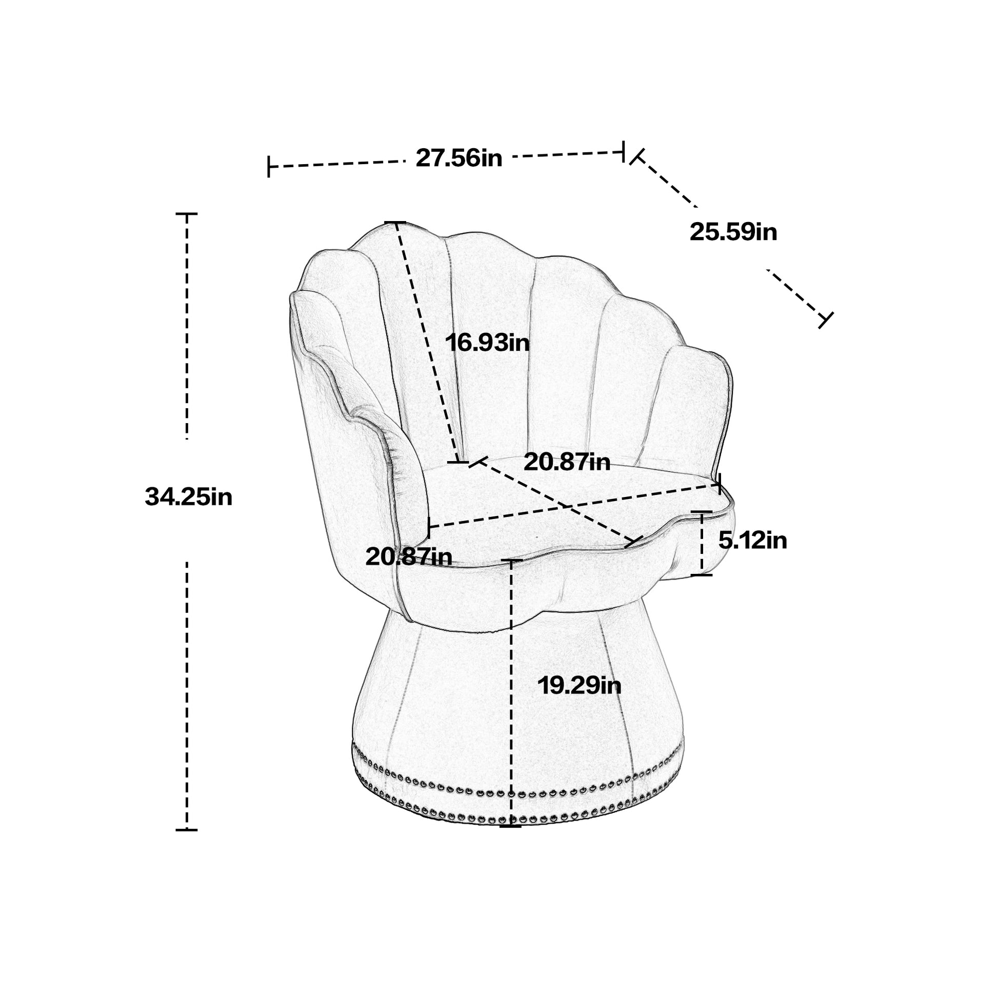 Coolmore Swivel Barrel Chair, Comfy Round Accent Sofa Chair For Living Room, 360 Degree Swivel Barrel Club Chair, Leisure Arm Chair For Nursery, Hotel, Bedroom, Office, Lounge Emerald Velvet