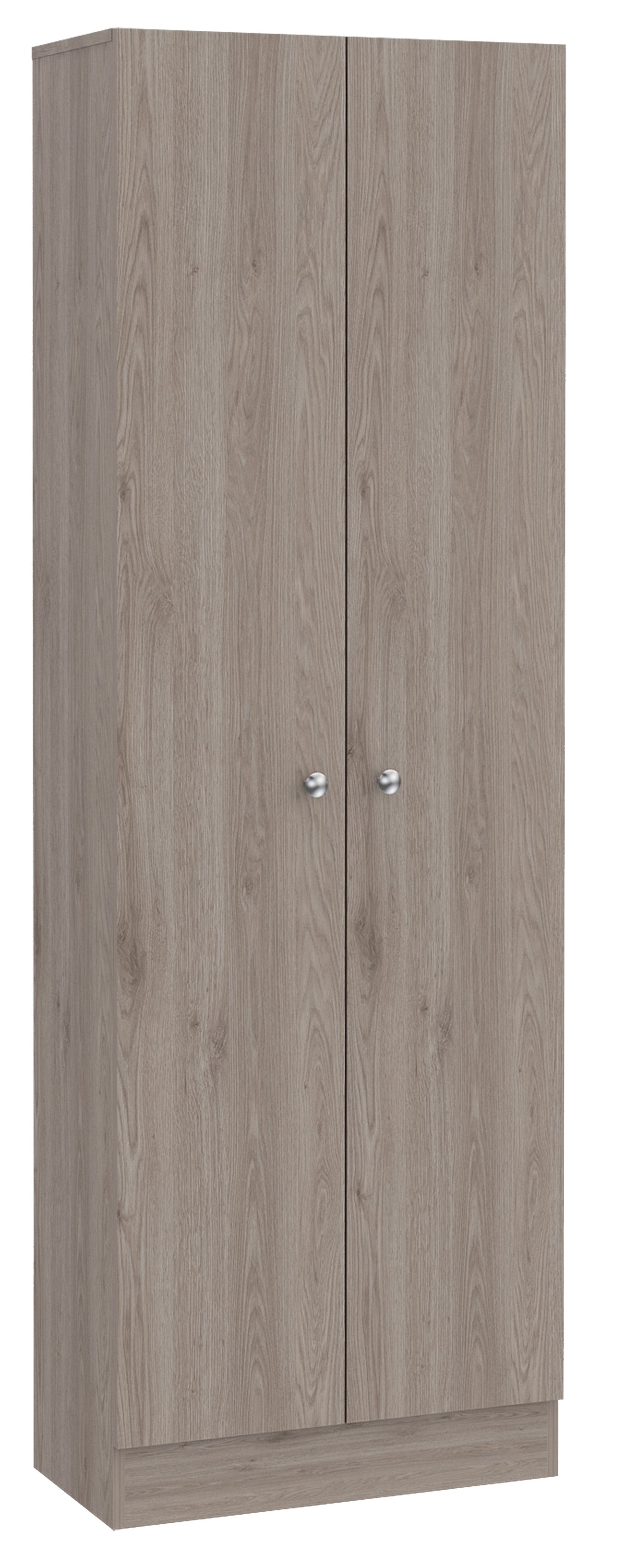 Storage Cabinet Pipestone, Double Door, Light Gray Finish Light Gray Particle Board