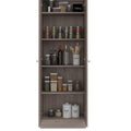 Storage Cabinet Pipestone, Double Door, Light Gray Finish Light Gray Particle Board