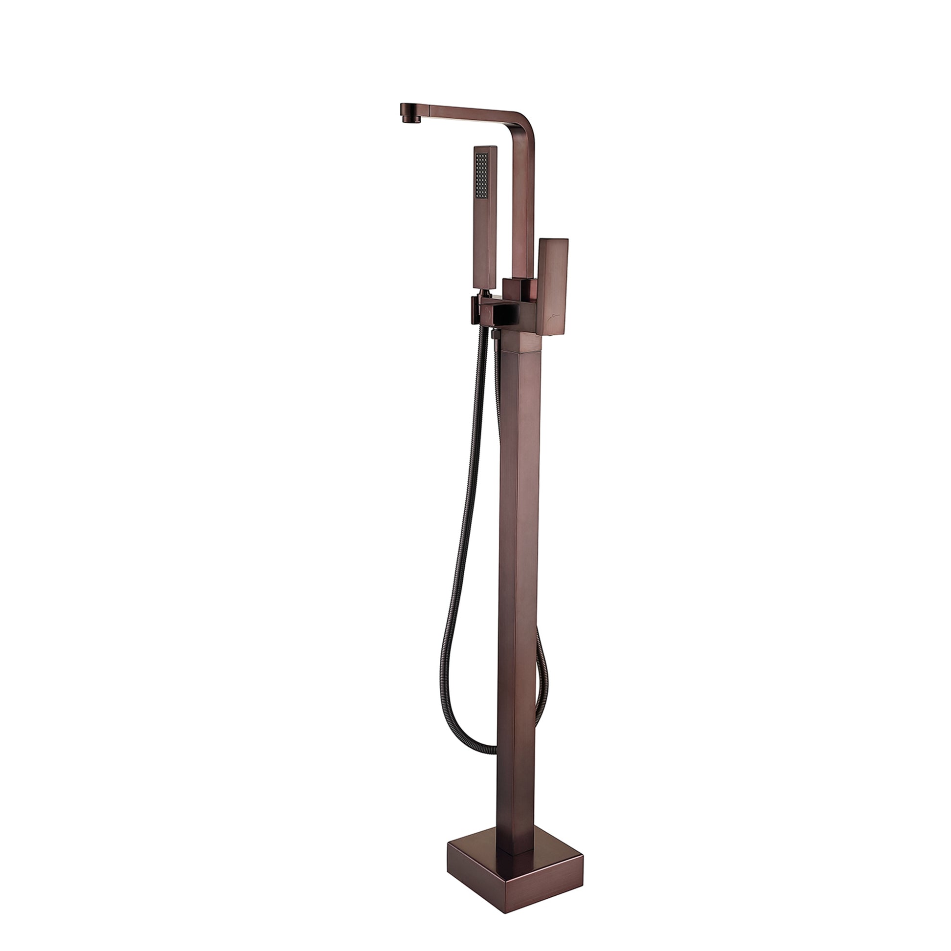 Freestanding Bathtub Faucet With Hand Shower Oil Rubbed Bronze Metal