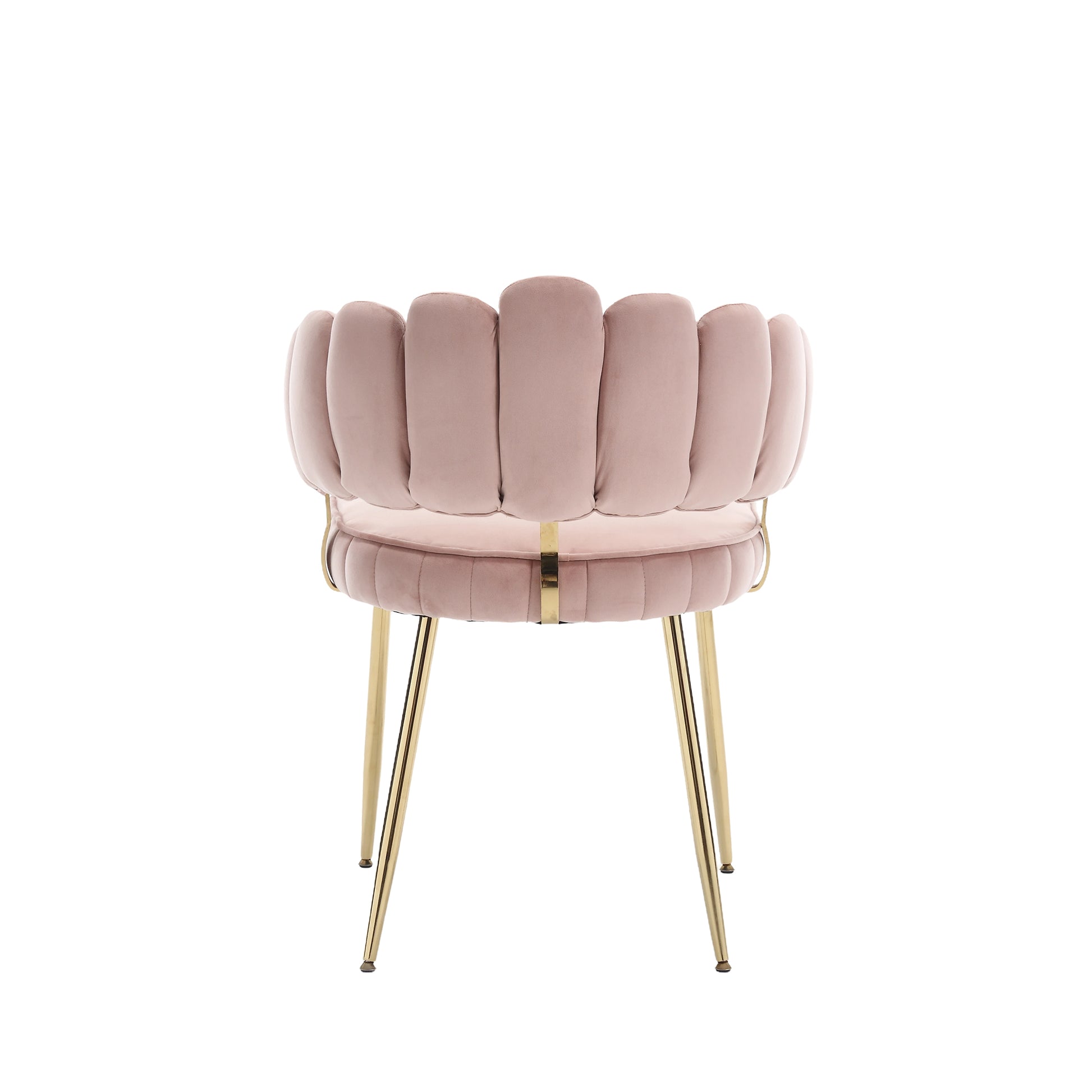 Coolmore Accent Chair ,Leisure Single Chair With Golden Feet Pink Velvet