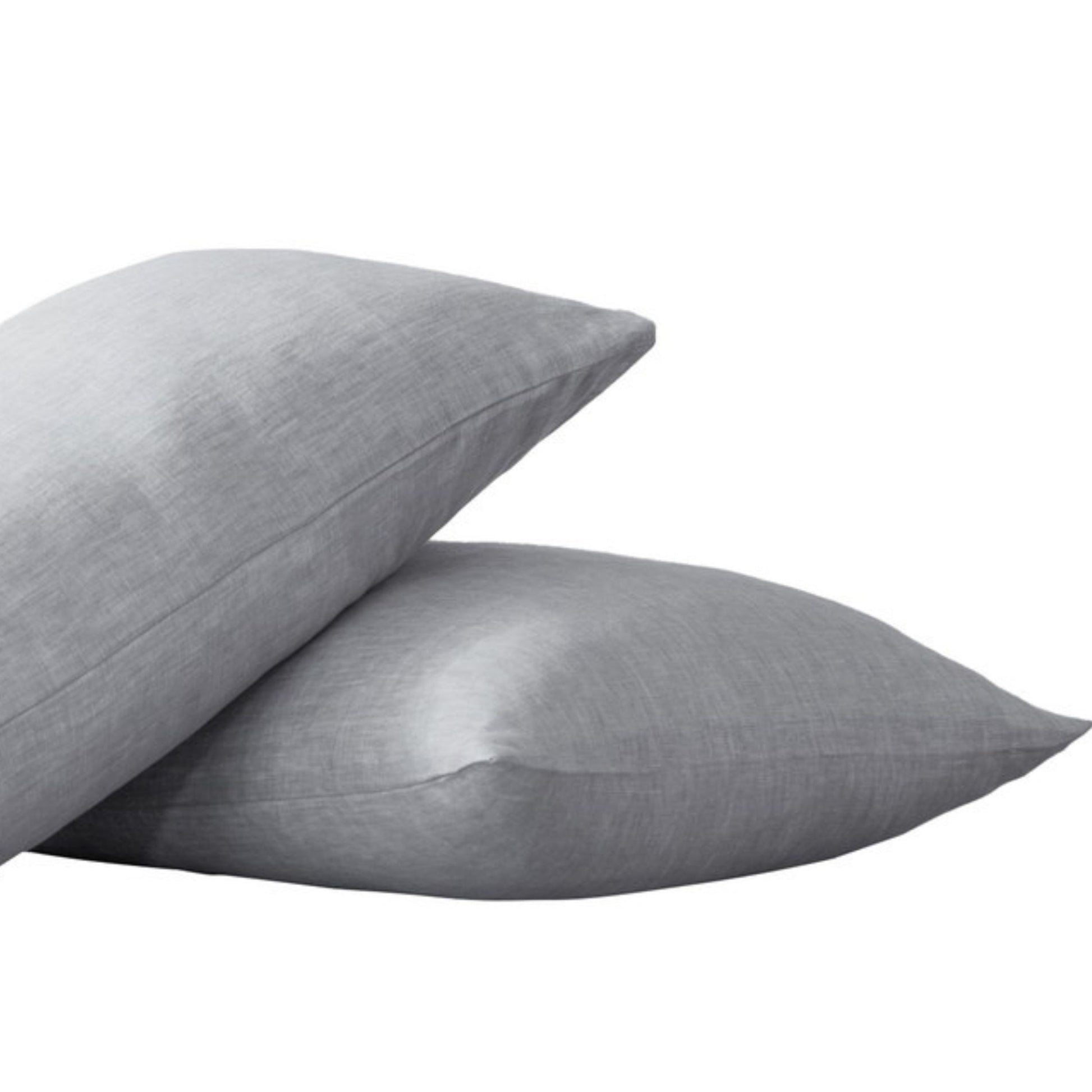 King Size Pillow Cases Set Of 2, King Pillow Cases Set Of 2, Pillow Cases King, Premium Soft Linen Pillow Case With Envelope Enclosure 20"X36", Cloud White Linen Linen