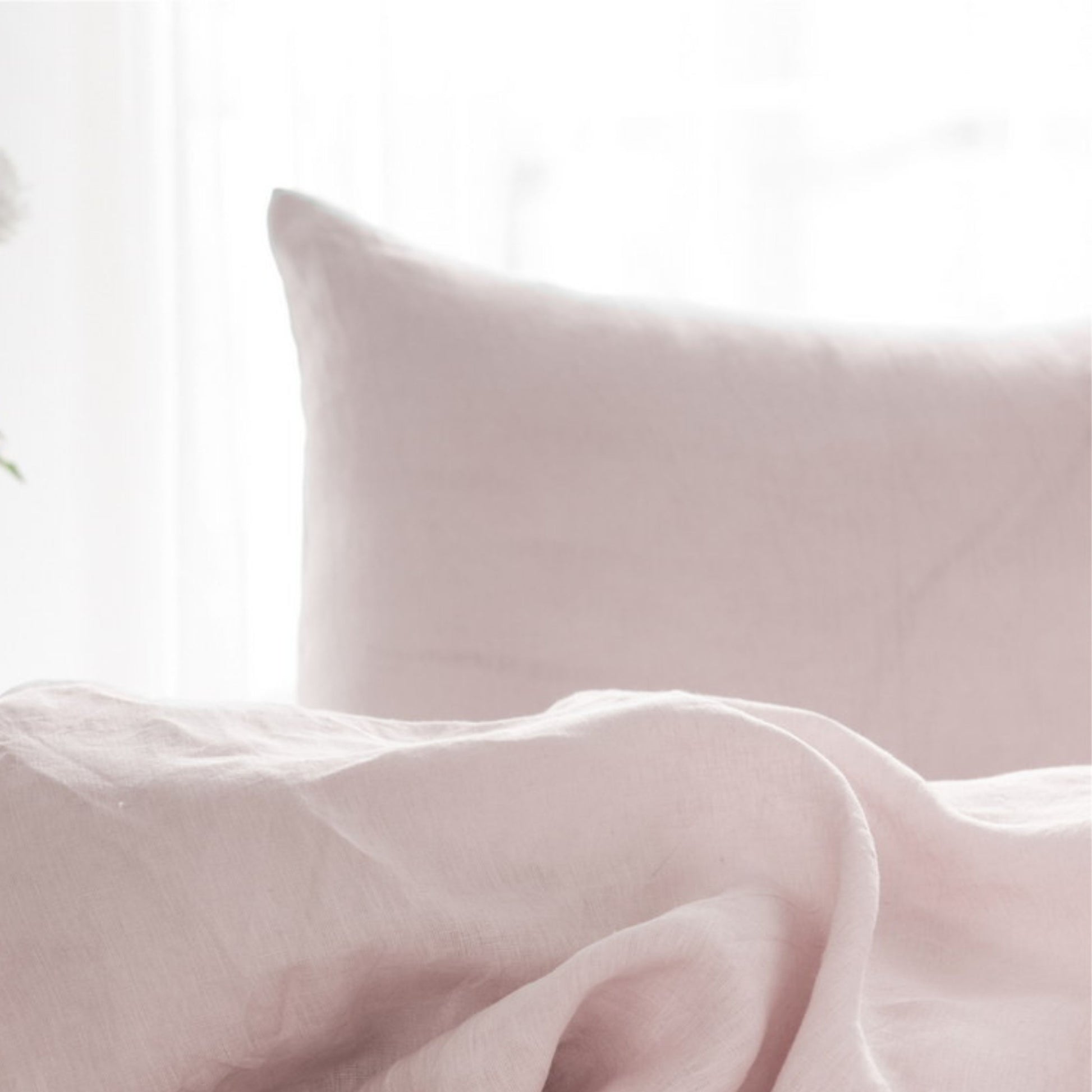 King Size Pillow Cases Set Of 2, Pink Pillow Cases Set Of 2, Pillow Cases King, Premium Soft Linen Pillow Case With Envelope Enclosure 20"X36" Pink Linen Linen