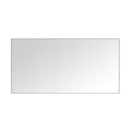 72In. W X 48In. H Metal Framed Bathroom Mirror For Wall, X Inch Rectangle Mirror, Bathroom Vanity Mirror Farmhouse, Anti Rust, Hangs Horizontally Or Vertiy Matte Black Aluminium