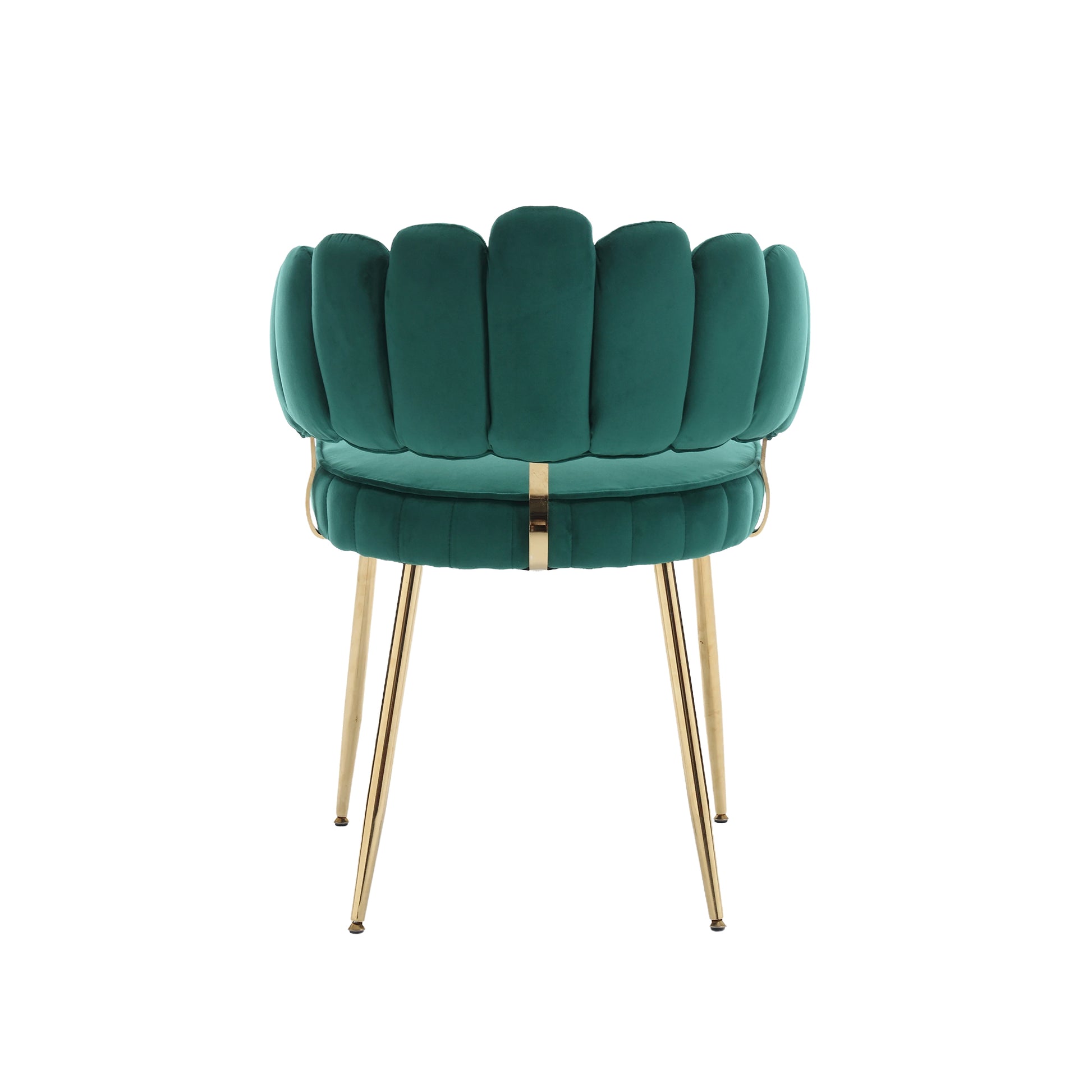 Coolmore Accent Chair ,Leisure Single Chair With Golden Feet Emerald Velvet