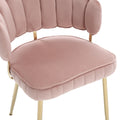 Coolmore Accent Chair ,Leisure Single Chair With Golden Feet Pink Velvet