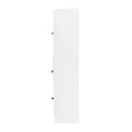 Versatile Shoe Cabinet With 3 Flip Drawers, Maximum Storage Entryway Organizer With Drawer, Free Standing Shoe Rack With Pull Down Seat For Hallway, White Freestanding 3 4 Drawers White Primary Living Space Adjustable Shelves Particle Board