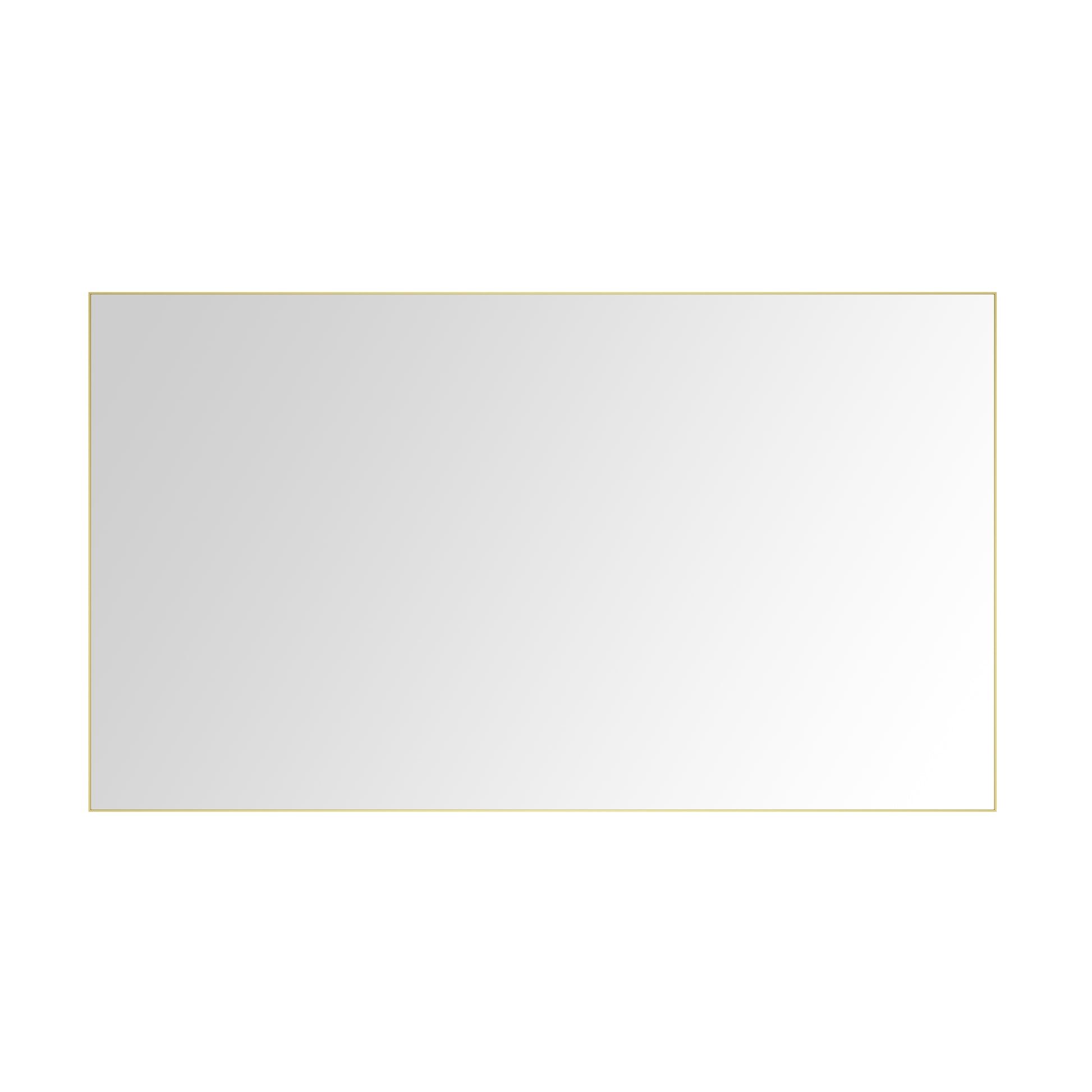 72In. W X 48In. H Metal Framed Bathroom Mirror For Wall, X Inch Rectangle Mirror, Bathroom Vanity Mirror Farmhouse, Anti Rust, Hangs Horizontally Or Vertiy Gold Aluminium