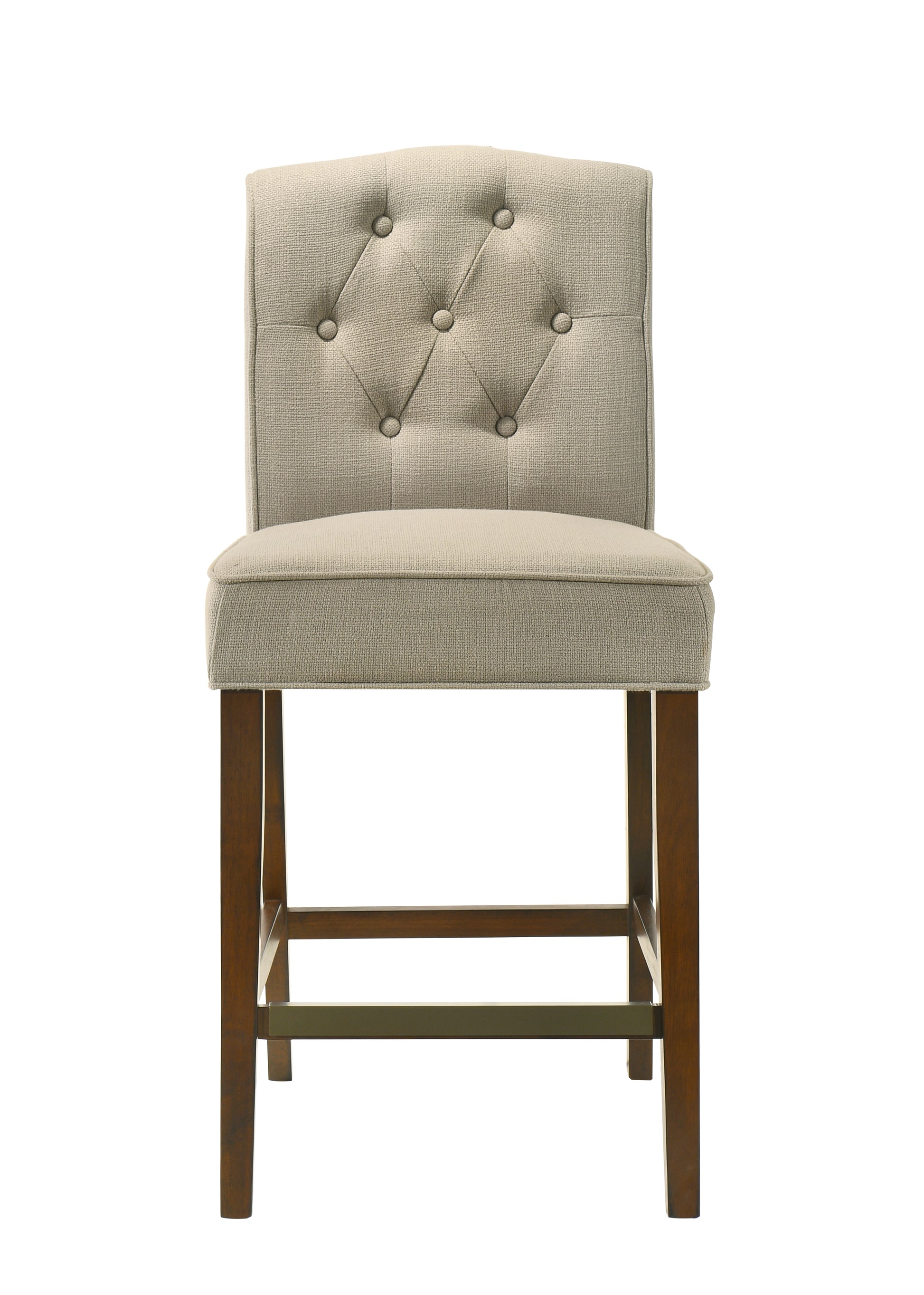 Darby 19" Tan Fabric Counter Height Chair Tan Fabric