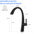 Stainless Steel Pull Out Kitchen Faucet Matte Black Stainless Steel