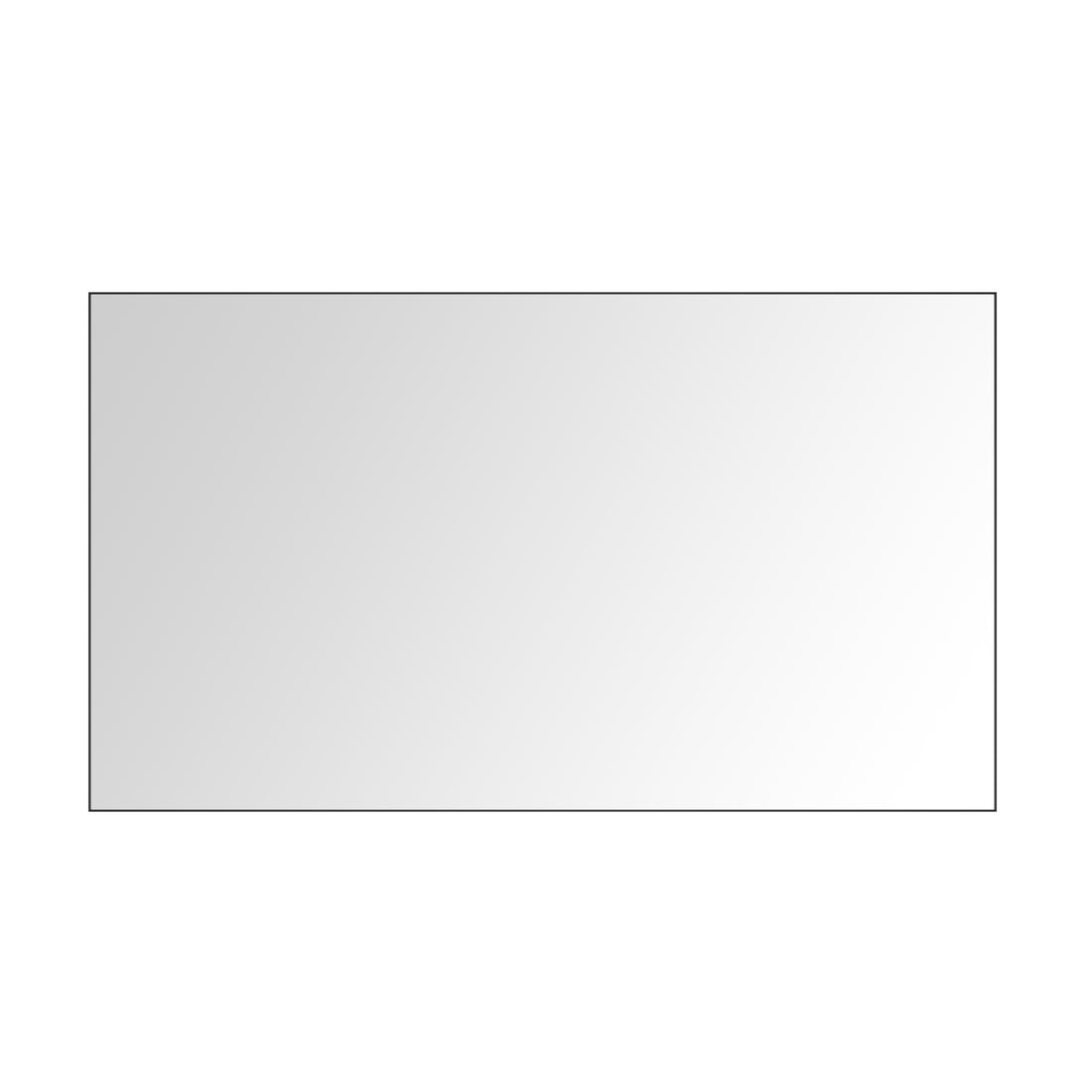 72in. W x 48in. H Metal Framed Bathroom Mirror for matte black-aluminium