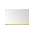 60in. W x 48 in. H Metal Framed Bathroom Mirror for gold-aluminium