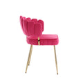 Coolmore Accent Chair ,Leisure Single Chair With Golden Feet Red Velvet