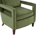 Alina Green Velvet Accent Arm Chair Green Foam Velvet