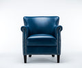 Hadley Navy Blue Club Chair Navy Blue Foam Polyester Blend