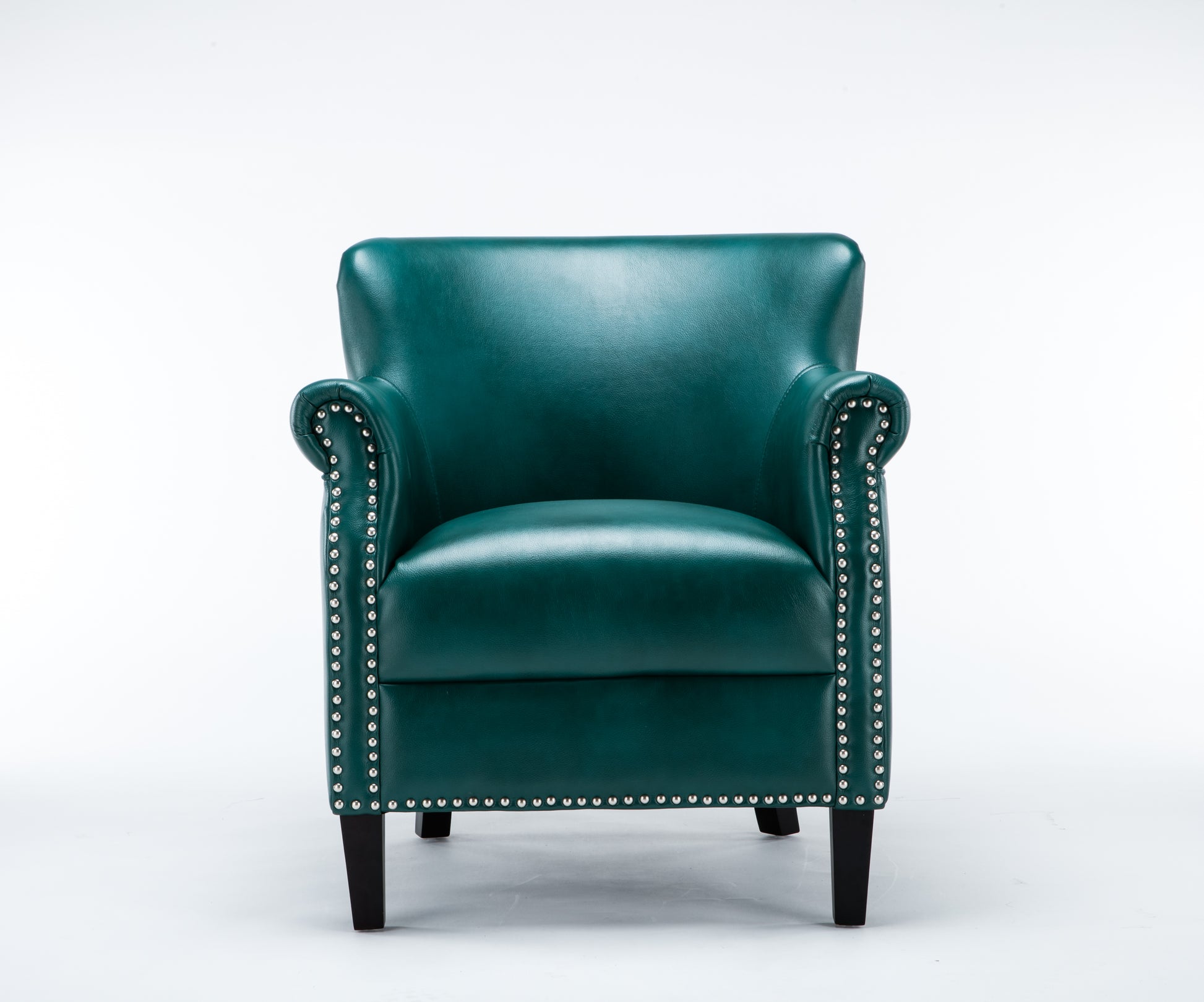 Hadley Teal Club Chair Teal Foam Polyester Blend