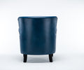 Hadley Navy Blue Club Chair Navy Blue Foam Polyester Blend