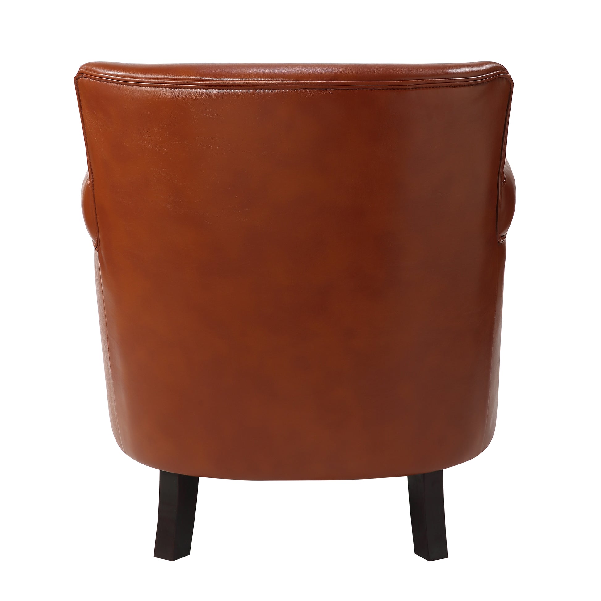Hadley Caramel Club Chair Caramel Foam Polyester Blend