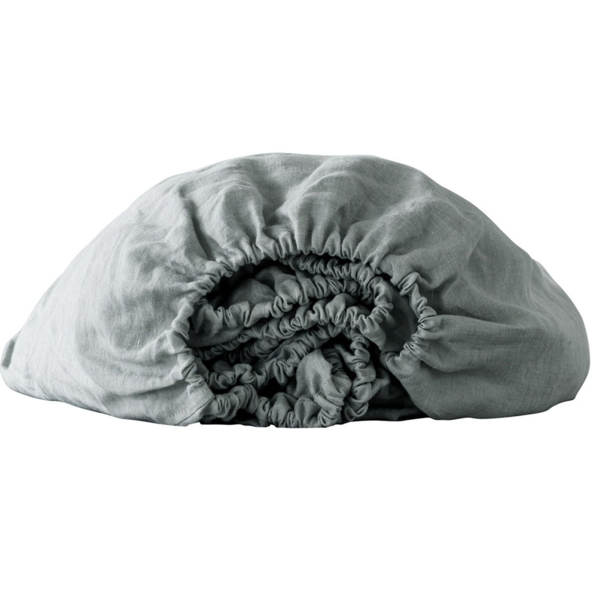 California King Fitted Sheet 1 Pc, California King Sheets, Linen Sheets, Hotel Sheets,& Fade Resistant Cal King Sheets Sea Glass Grey Linen Linen