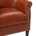 Hadley Caramel Club Chair Caramel Foam Polyester Blend