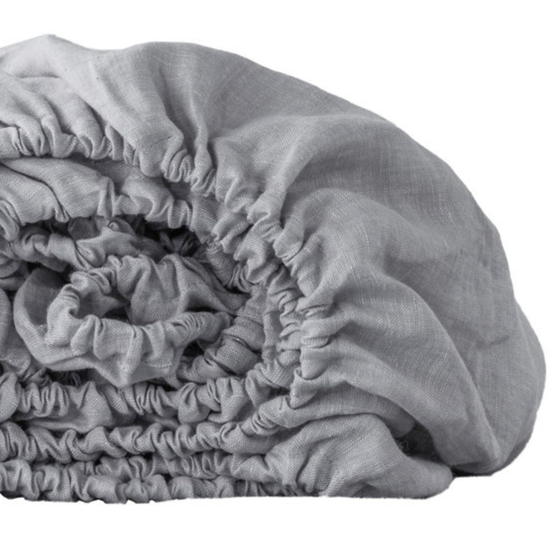 California King Fitted Sheet 1 Pc, California King Sheets, Linen Sheets, Hotel Sheets,& Fade Resistant Cal King Sheets Cloud White Linen Linen