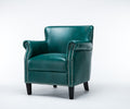 Hadley Teal Club Chair Teal Foam Polyester Blend