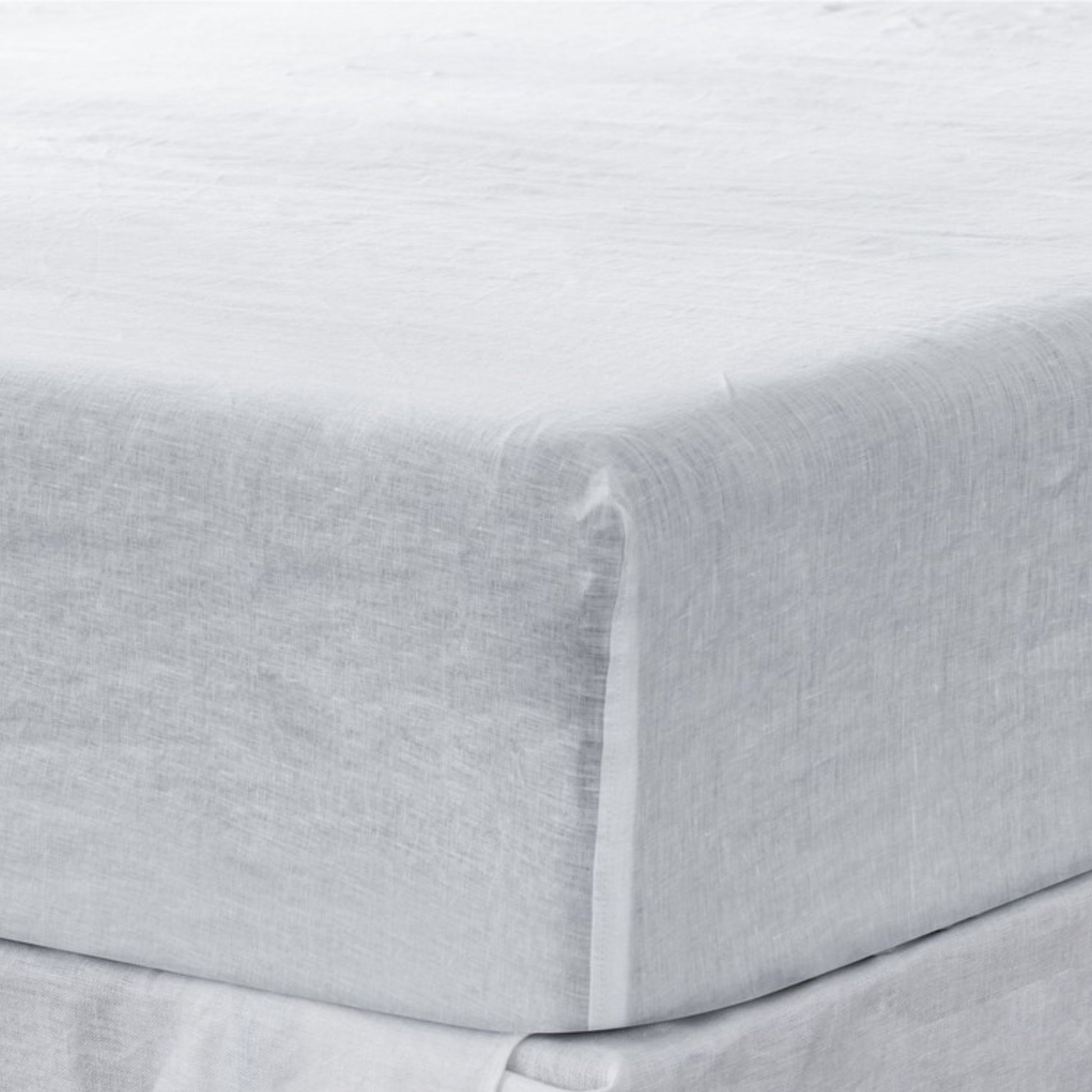 King Fitted Sheet 1 Pc, Bed Sheets King Size, Linen Sheets, Hotel Sheets, White Sheets,& Fade Resistant King Sheets White Linen Linen