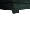 United We Win Modern Large Chenille Fabric U Shape Sectional Sofa Emerald Chenille