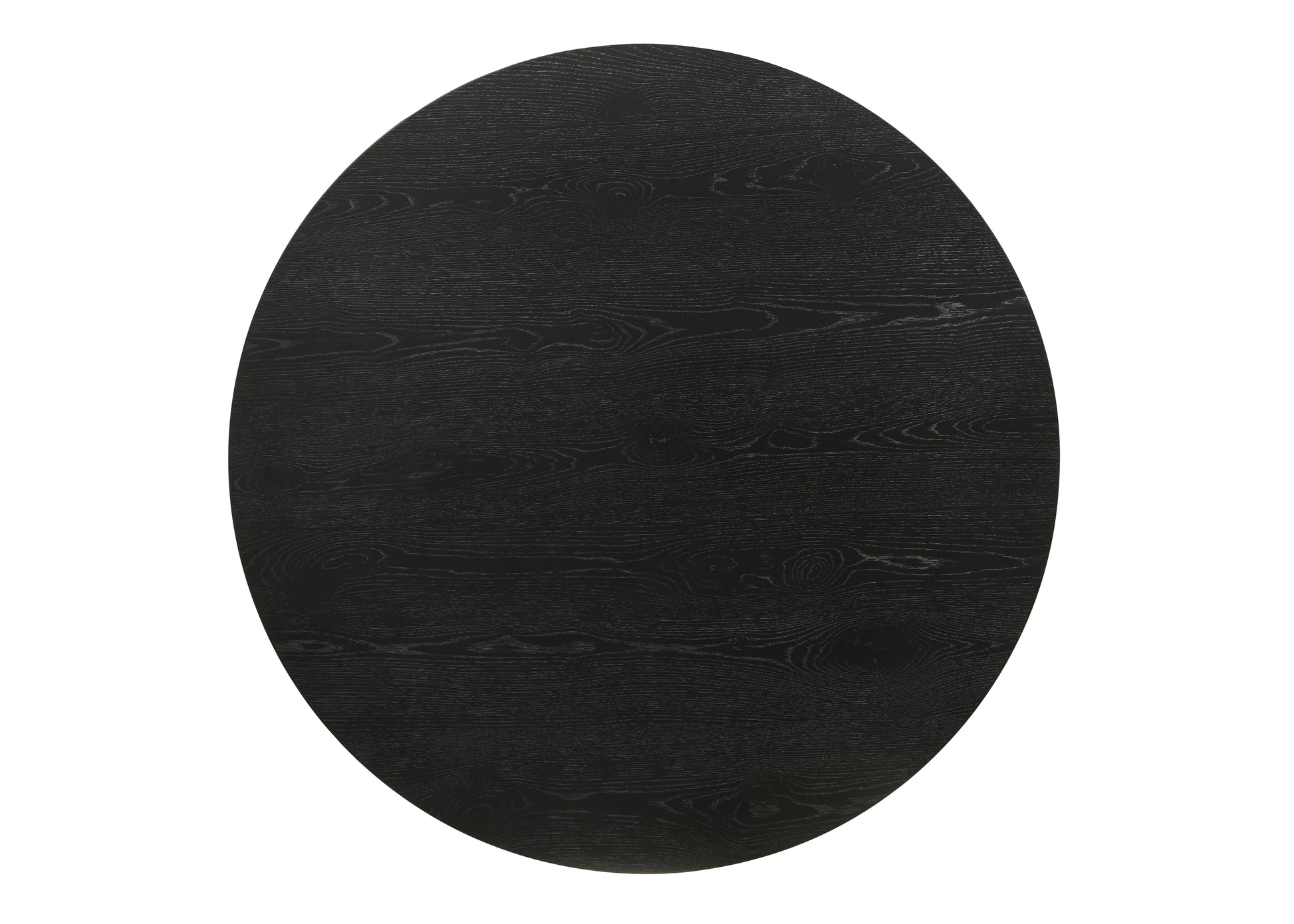 Jasper Ebony Black 29"W Round Coffee Table Black Primary Living Space Contemporary Wood