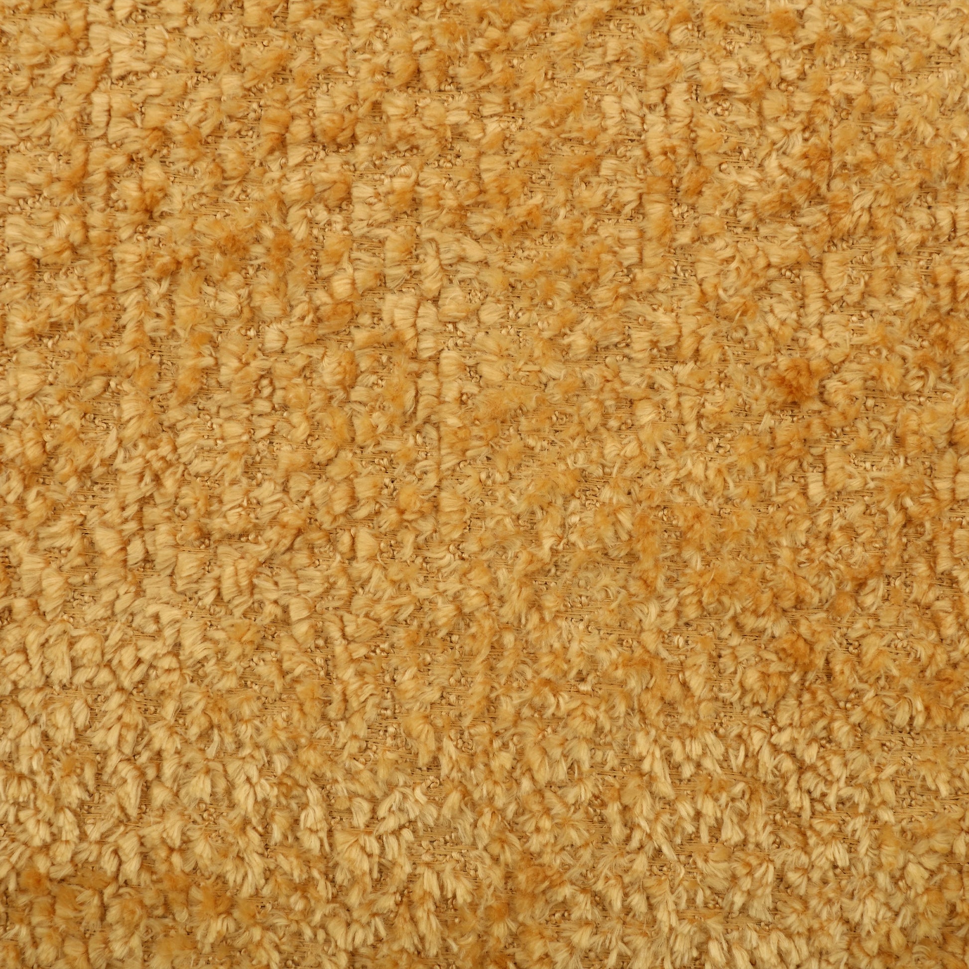 United We Win Modern Large Chenille Fabric U Shape Sectional Sofa Mustard Yellow Boucle