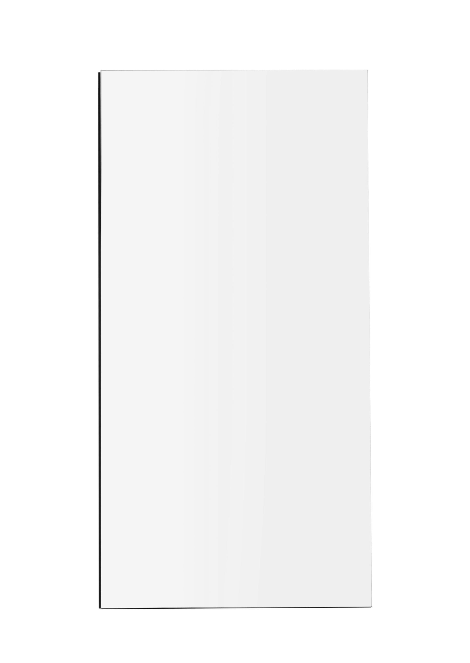 18 in. W x 36 in. H Single Door Recessed or Surface white-aluminium