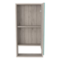 Medicine Cabinet Irvine, One External Shelf, Light Gray Finish Light Gray Particle Board