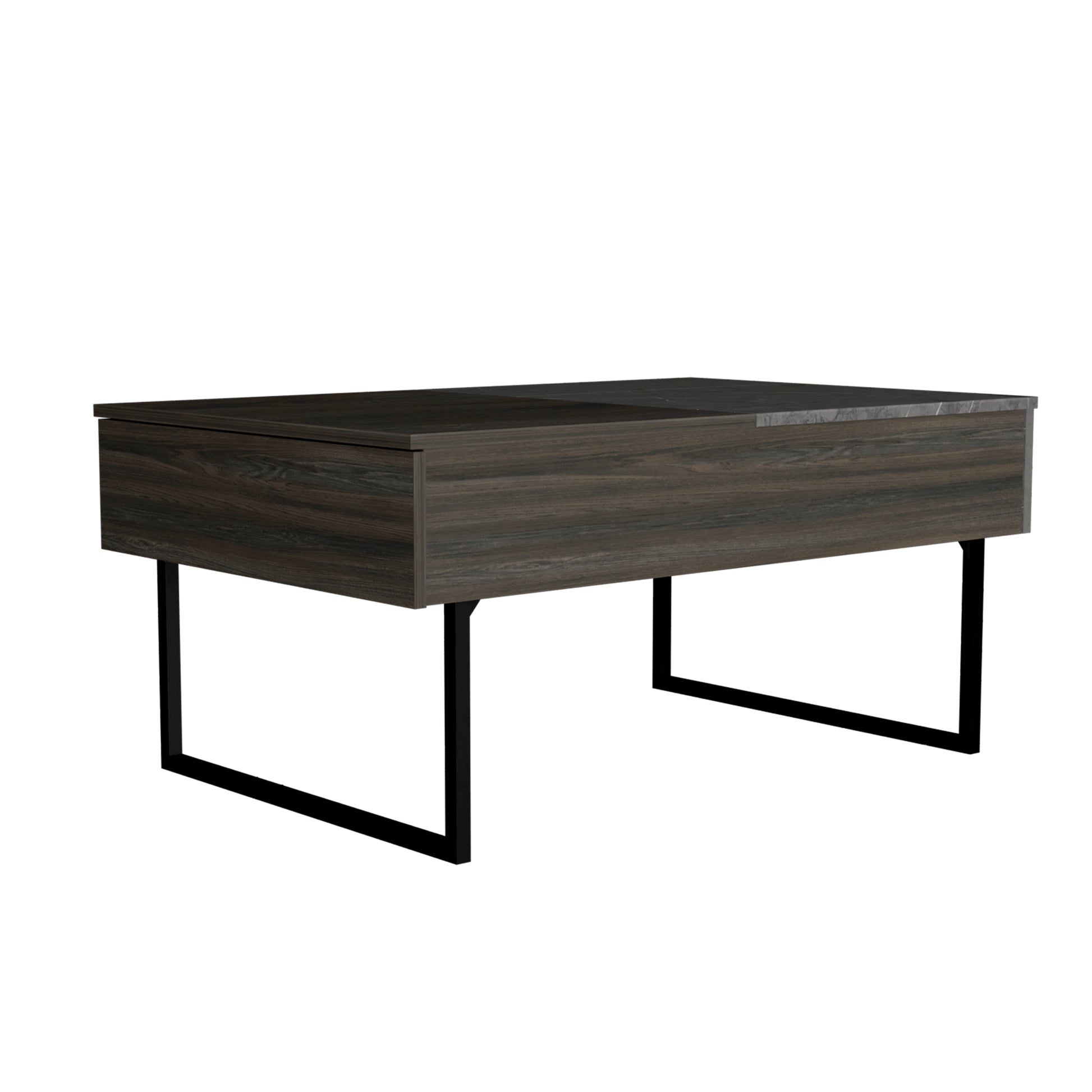 Lift Top Coffee Table 2 Dazza, One Drawer, Espresso Onyx Finish Espresso Particle Board