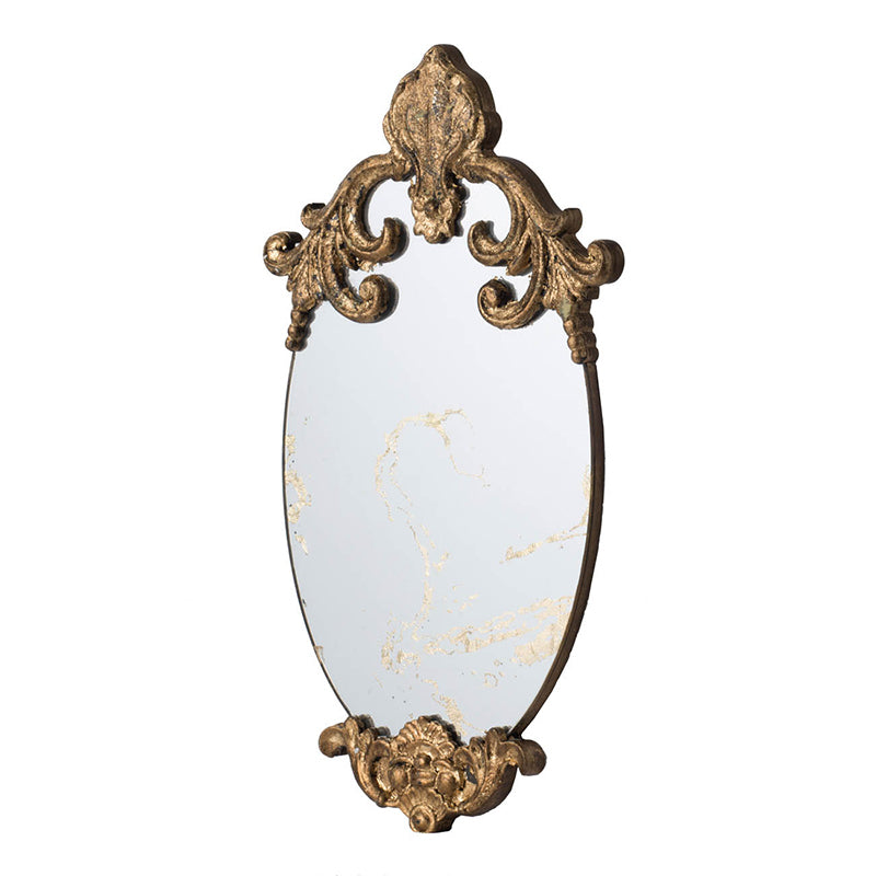 20" X 12" Decorative Oval Wall Mirror, Accent