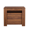 Multifunctional Extendable Console Table Walnut Mdf