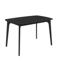 Solid Wood Dining Table Timeless Elegance For Your Dining Space Black Desk Top Plywood