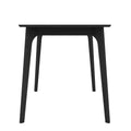Solid Wood Dining Table Timeless Elegance For Your Dining Space Black Desk Top Plywood