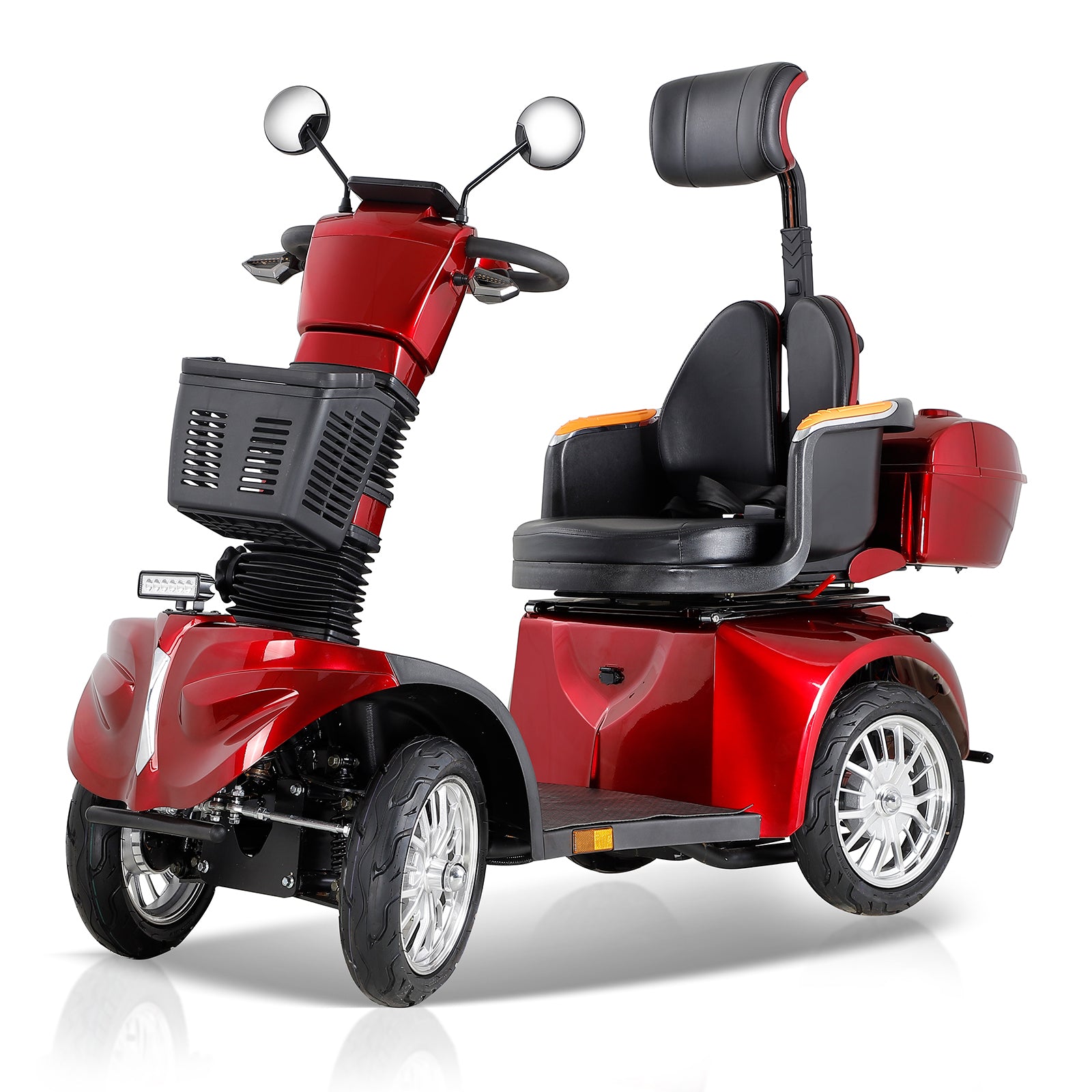 Fat tire scooter with comfortable seat and adjust seat