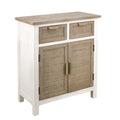 Accent Cabinet - Antique White Mdf