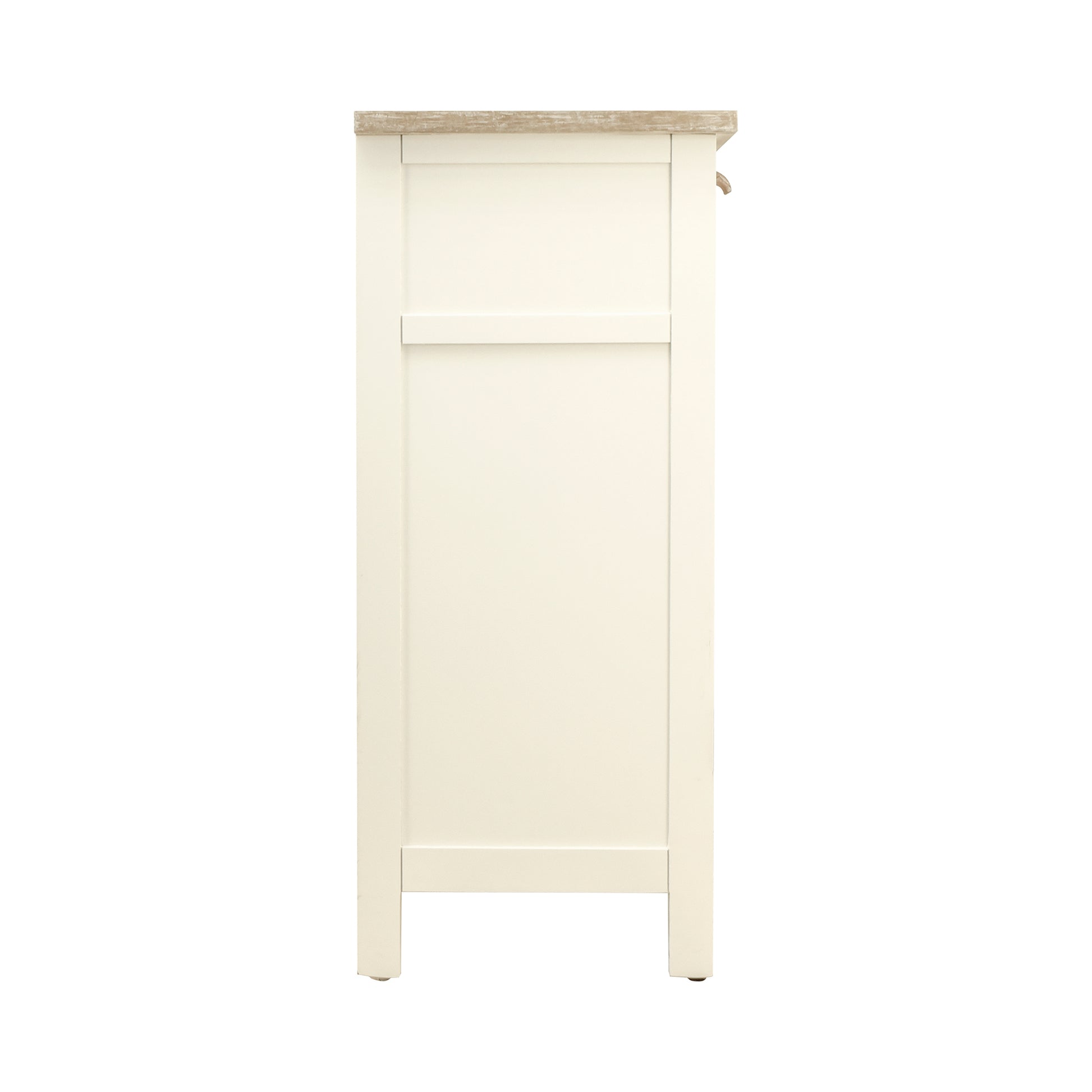 Accent Cabinet - Antique White Mdf